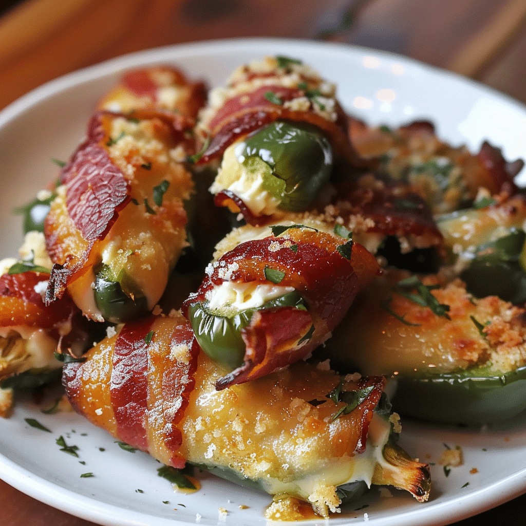 How to make Bacon-Wrapped Maple Jalapeño Poppers — key cooking step