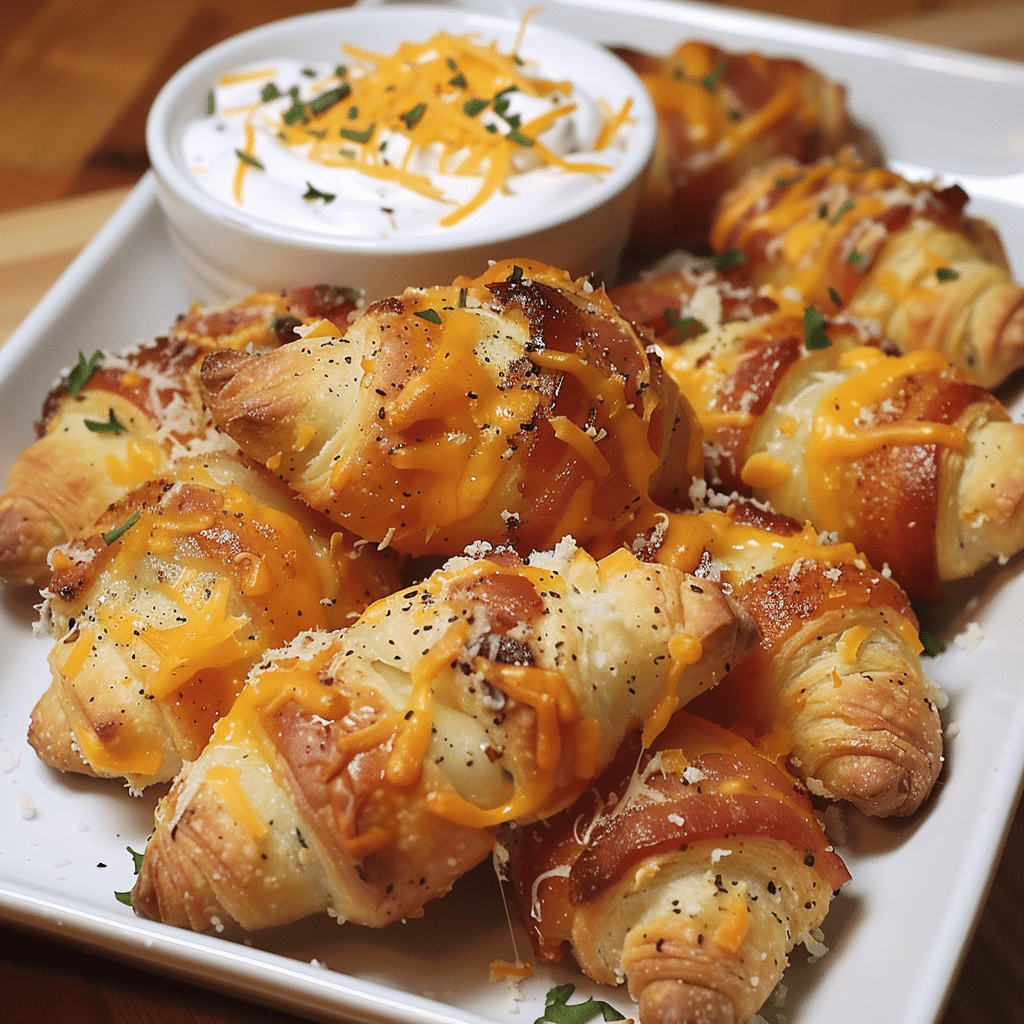 Cheesy Garlic Bacon Bombs with Creamy Dip — restaurant-quality recipe photo
