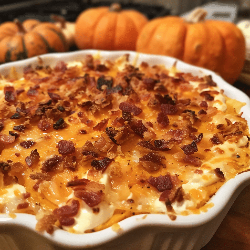 Cheesy Pumpkin & Bacon Dip with Savory Crumbles — restaurant-quality recipe photo