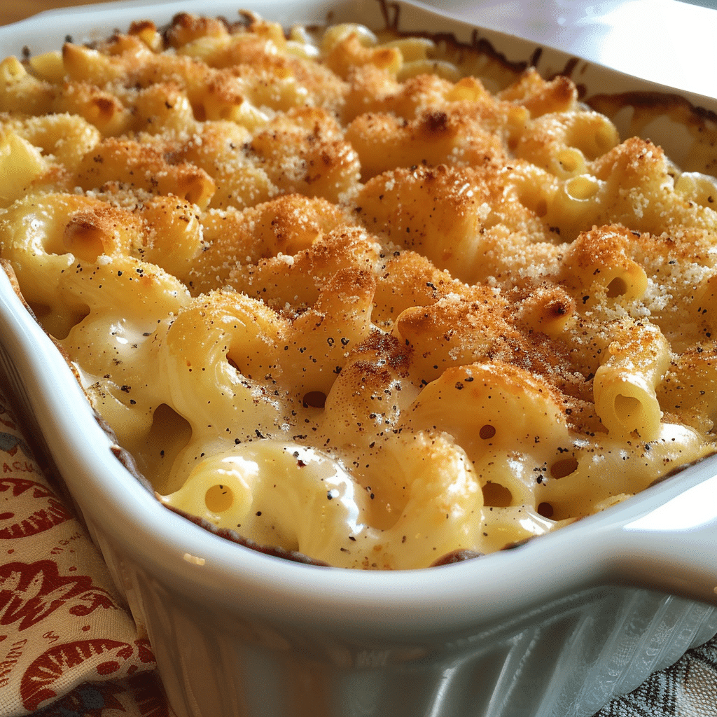 Creamy Maple Cheddar Macaroni Bake — restaurant-quality recipe photo