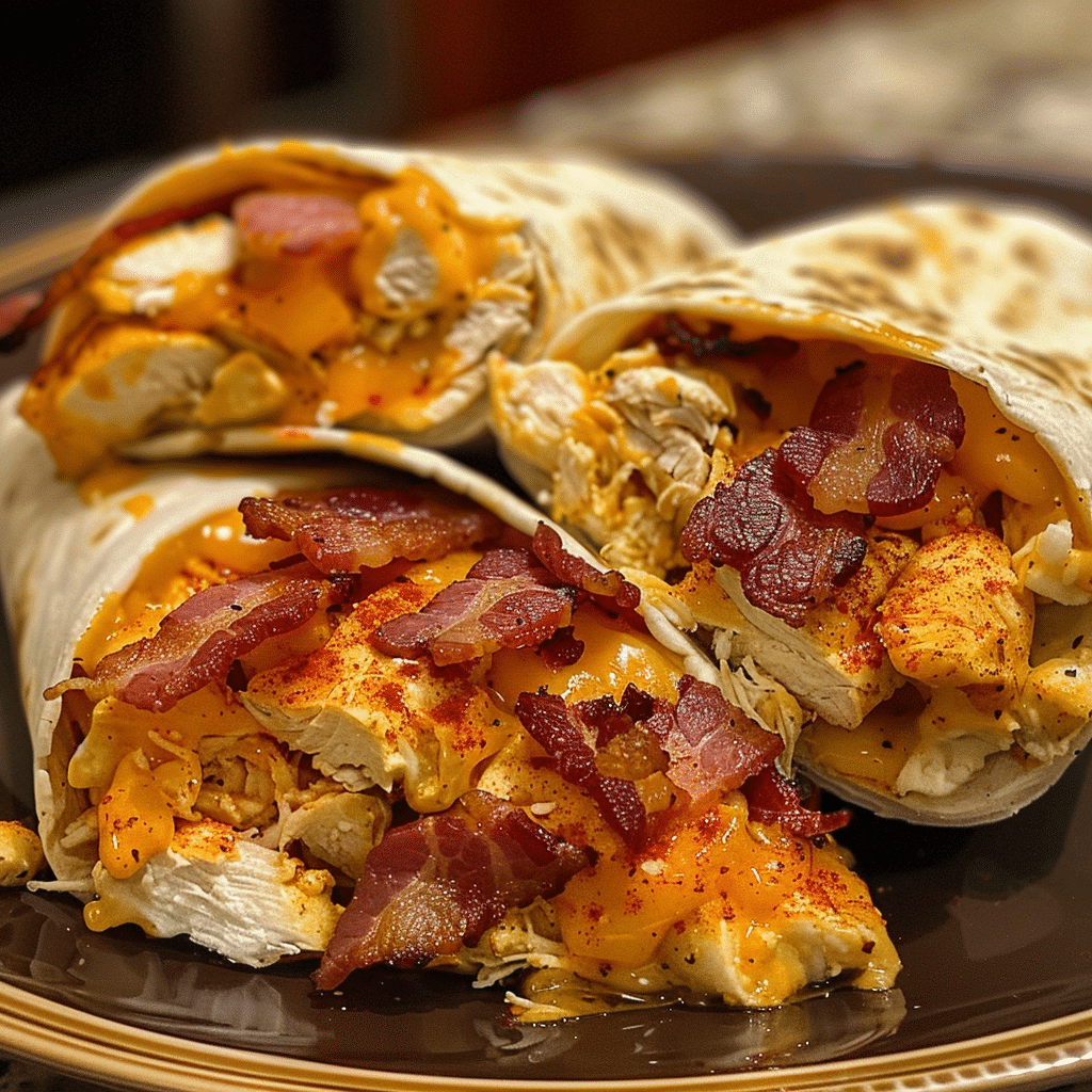 Crispy Buffalo Chicken Bacon Wraps — restaurant-quality recipe photo