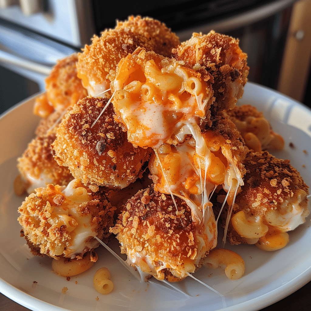 Crispy Buffalo Chicken Mac 'n' Cheese Bombs — restaurant-quality recipe photo