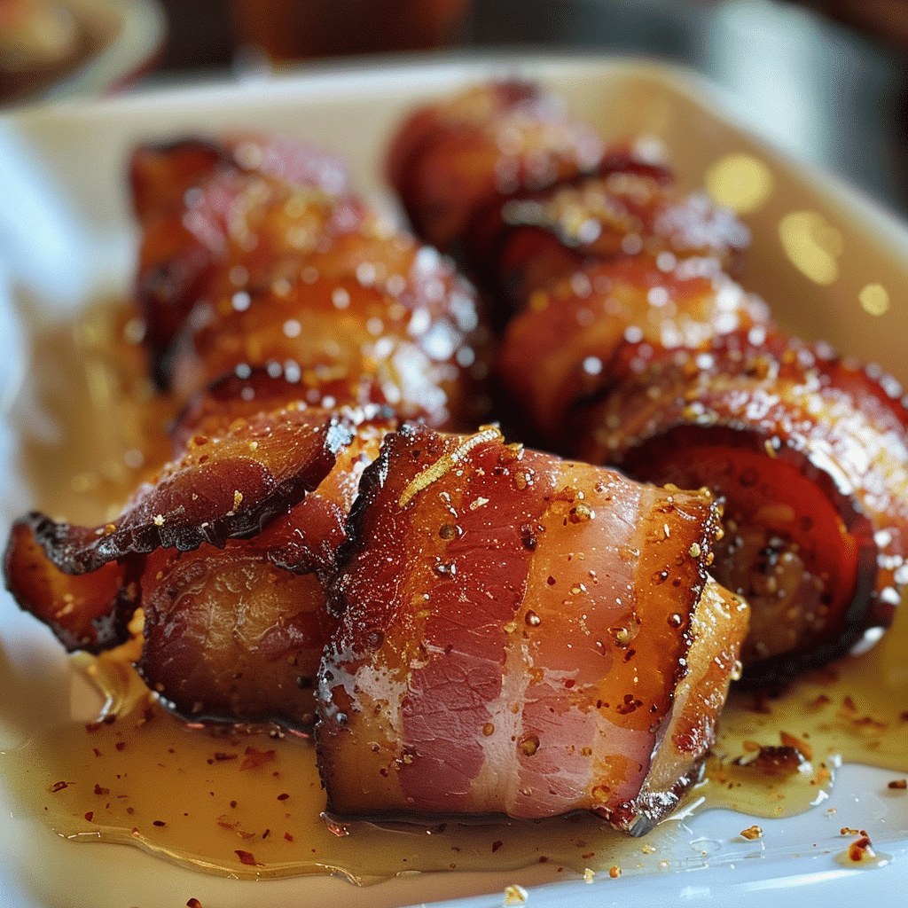 Crispy Maple Bacon Bombs with Spicy Honey Drizzle — restaurant-quality recipe photo