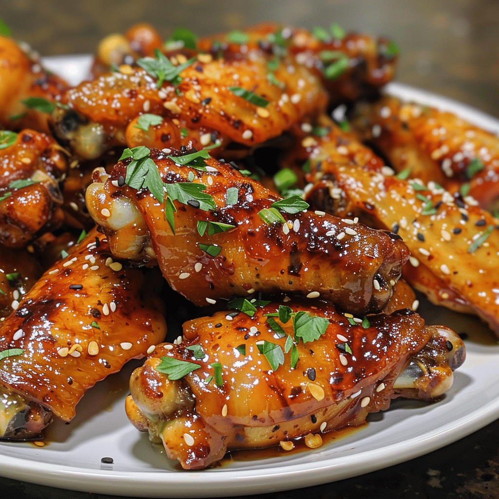 How to make Crispy Maple Garlic Chicken Wings β key cooking step
