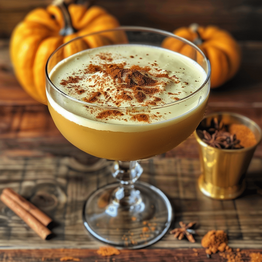 Maple Bourbon Pumpkin Spice Cocktail — restaurant-quality recipe photo
