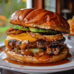 Pumpkin Spice BBQ Burger with Maple Drizzle β restaurant-quality recipe photo