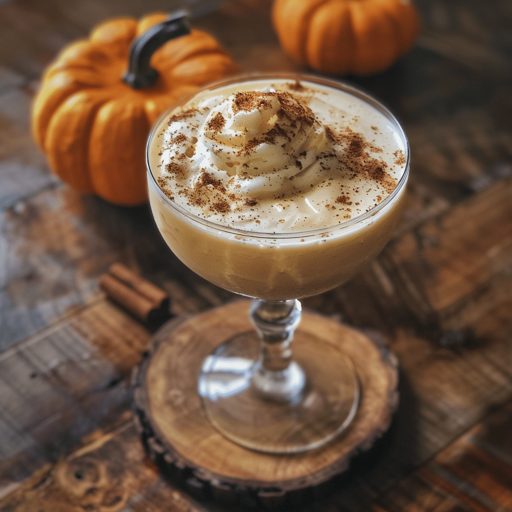 How to make Pumpkin Spice Bourbon Bliss Cocktail — key cooking step
