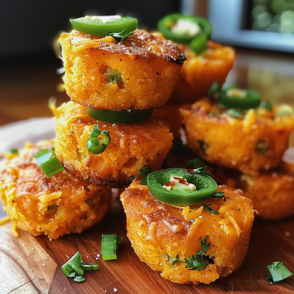 How to make Savory Pumpkin Chili Cheese Bites — key cooking step