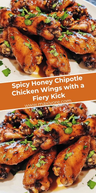 Spicy Honey Chipotle Chicken Wings with a Fiery Kick