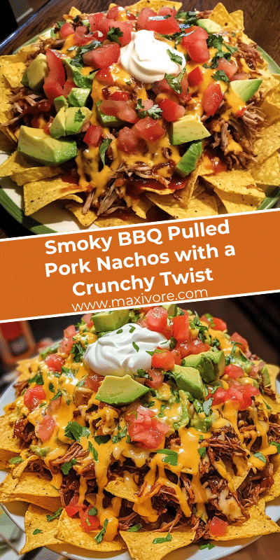 Smoky BBQ Pulled Pork Nachos with a Crunchy Twist