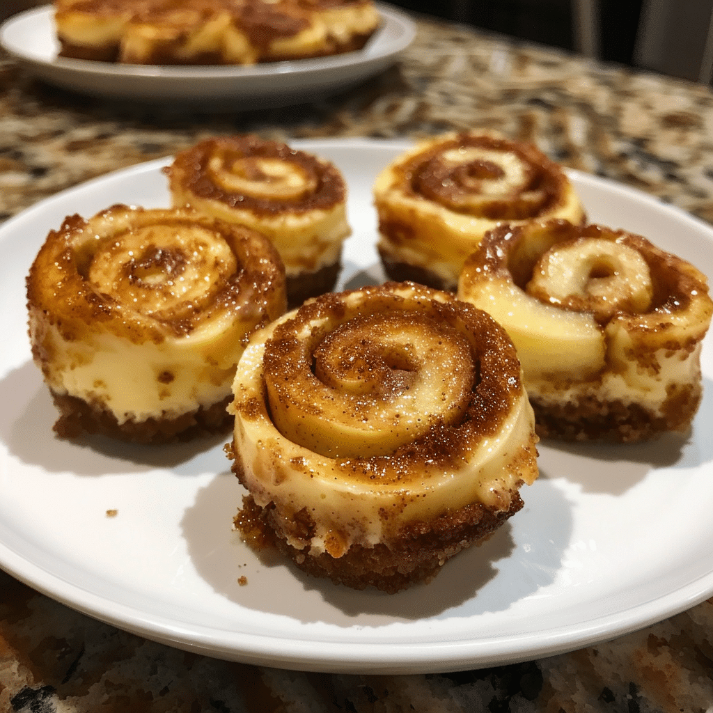 How to make Cinnamon Roll Cheesecake Bites with Spiced Apple Swirl — key cooking step