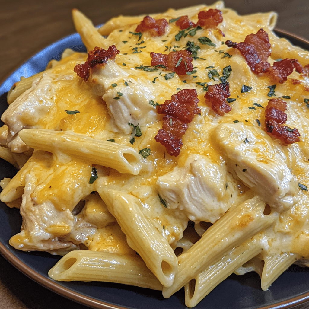 Creamy Chicken and Bacon Pasta Bake for Cozy Nights — restaurant-quality recipe photo