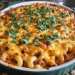 Creamy Chili Mac & Cheese Casserole — restaurant-quality recipe photo