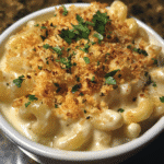 Creamy Garlic Herb Mac and Cheese with Crispy Topping — restaurant-quality recipe photo