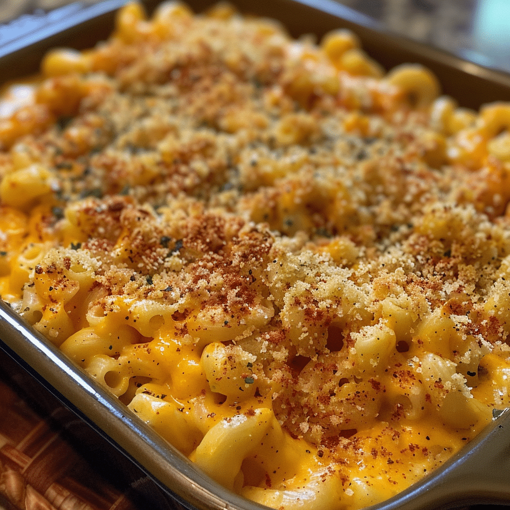 Creamy Pumpkin Spice Mac 'n' Cheese Bake — restaurant-quality recipe photo
