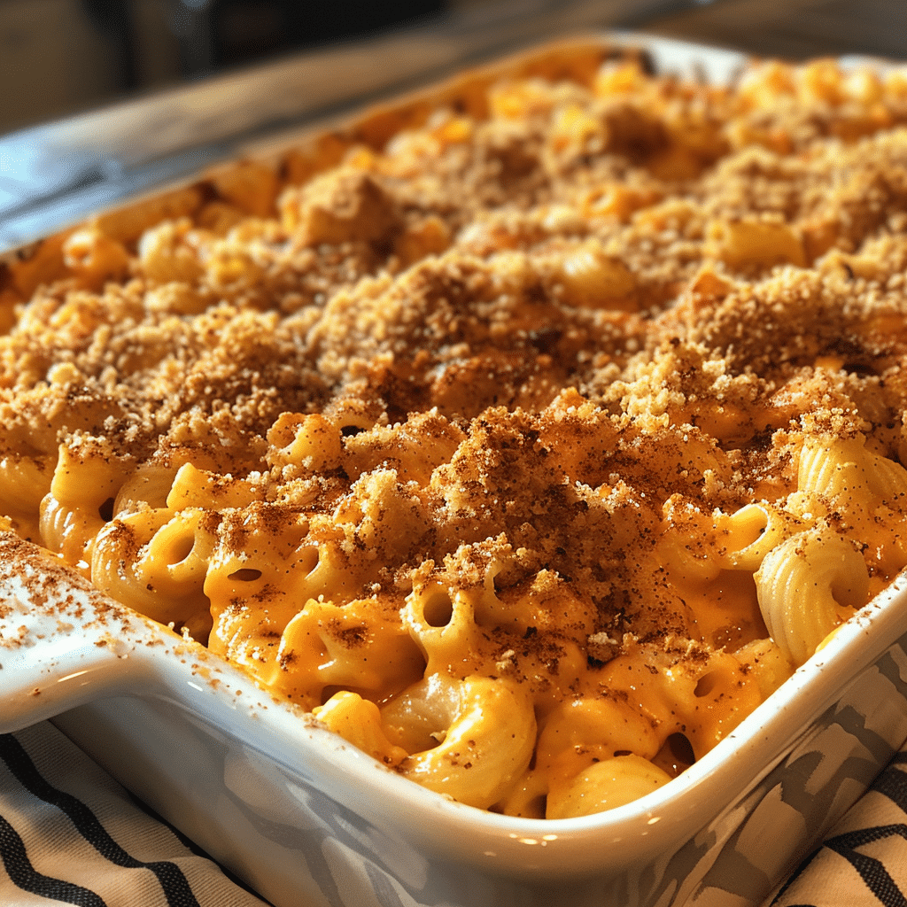 Creamy Pumpkin Spice Macaroni Bake — restaurant-quality recipe photo