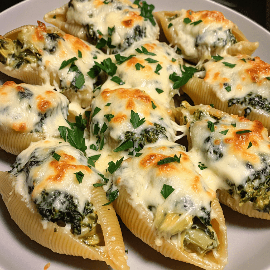 Creamy Spinach Artichoke Stuffed Shells for Cozy Nights — restaurant-quality recipe photo
