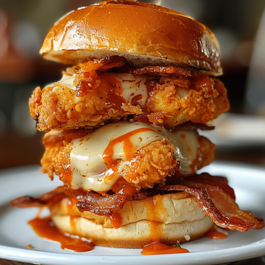 Crispy Buffalo Chicken and Bacon Sliders — restaurant-quality recipe photo