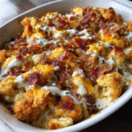 Crispy Chicken Bacon Ranch Casserole with Creamy Sauce β restaurant-quality recipe photo