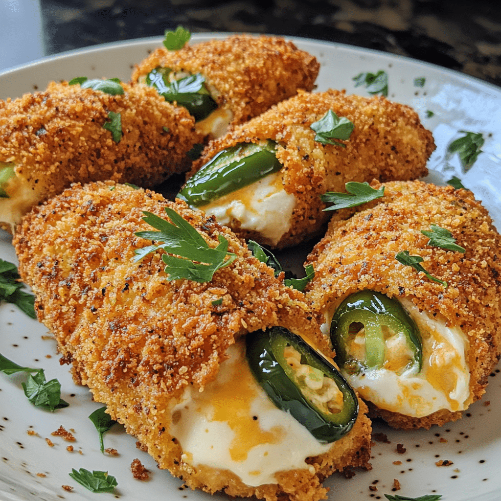 How to make Crispy Jalapeño Popper Chicken Tenders — key cooking step