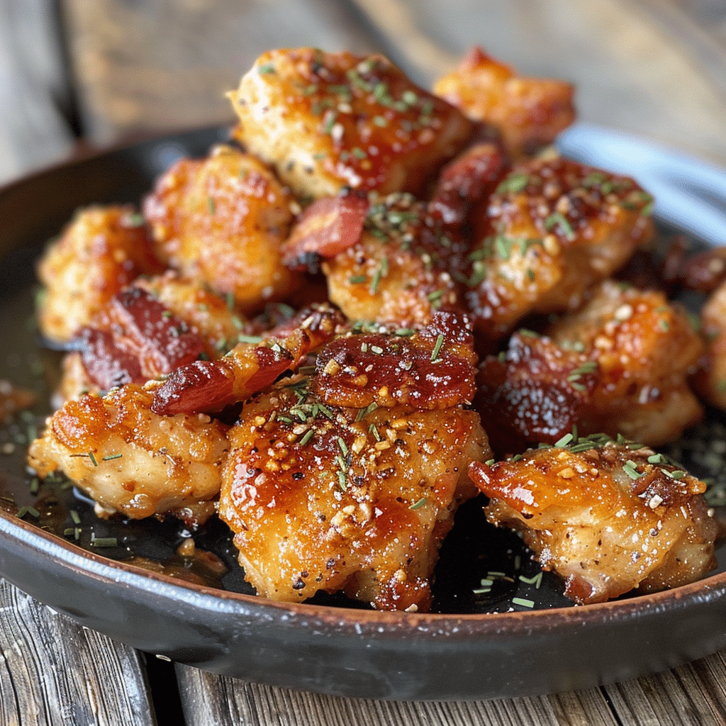 crispy maple bacon ranch chicken bites step