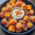 Crispy Sweet Potato Bacon Bites with Spicy Aioli — restaurant-quality recipe photo