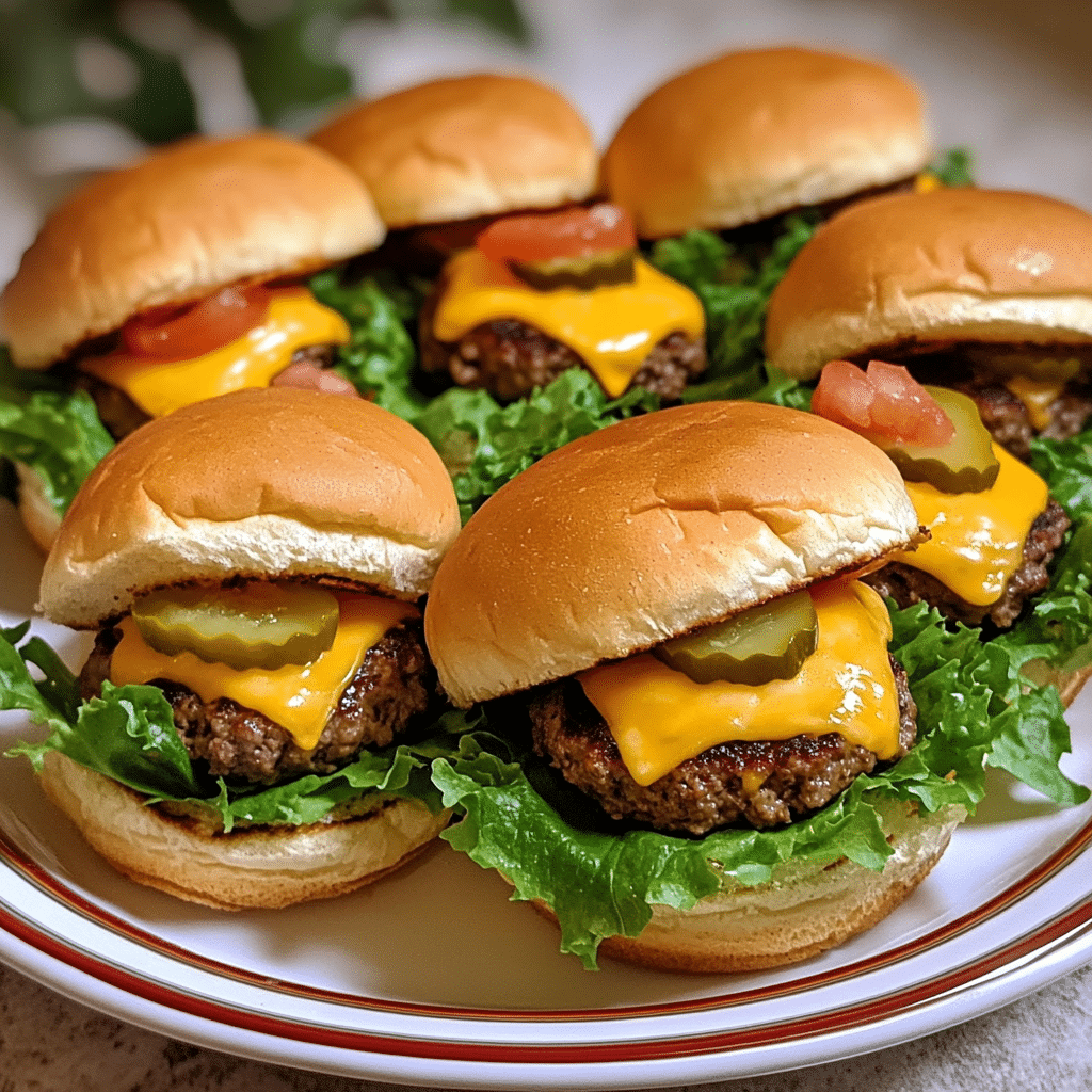 Holiday Stuffed Cheeseburger Sliders — restaurant-quality recipe photo