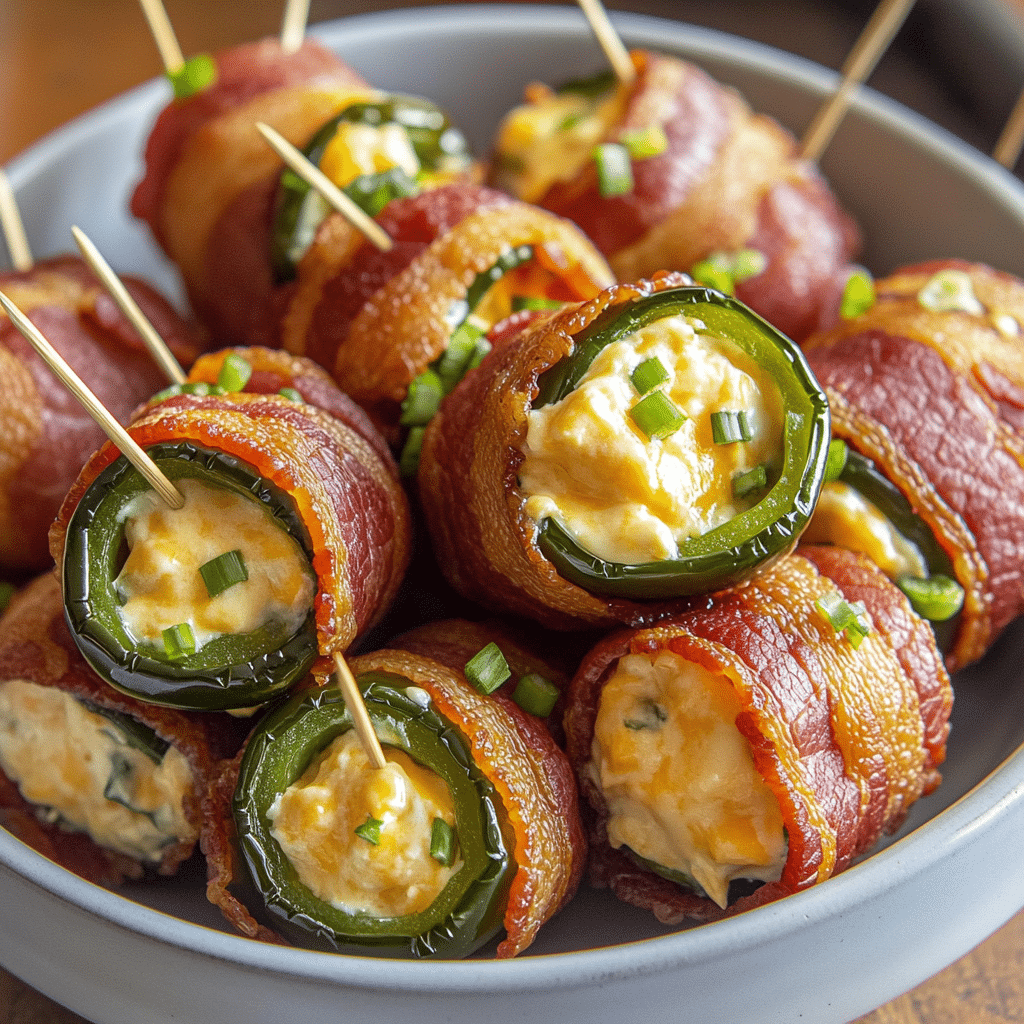 How to make Loaded Bacon-Wrapped Jalapeño Cheddar Bites — key cooking step
