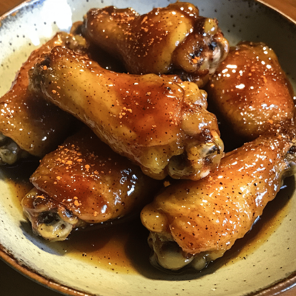 How to make Maple Bourbon Glazed Chicken Wing Bites — key cooking step