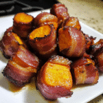 Maple Glazed Bacon-Wrapped Sweet Potato Bites — restaurant-quality recipe photo