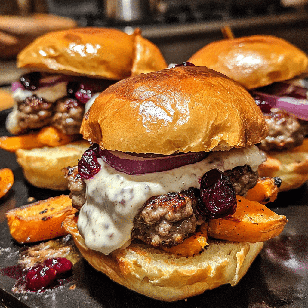 Savory Autumn Harvest Cheeseburger Sliders with Garlic Aioli — restaurant-quality recipe photo