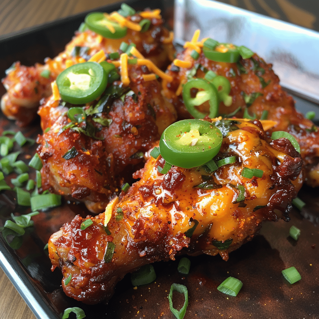 Sizzling Jalapeño Popper Cheddar Explosion Wings — restaurant-quality recipe photo