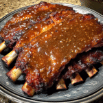 Smoked Maple Bourbon BBQ Ribs with Tangy Glaze — restaurant-quality recipe photo