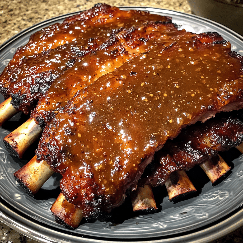 Smoked Maple Bourbon BBQ Ribs with Tangy Glaze — restaurant-quality recipe photo