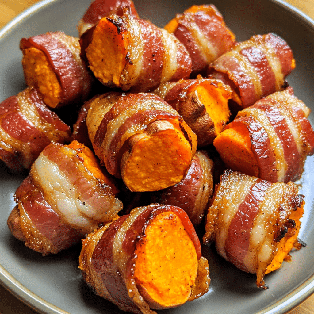 Smoky Bacon-Wrapped Sweet Potato Bites — restaurant-quality recipe photo