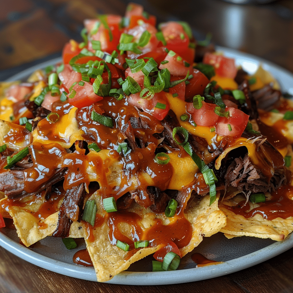 Smoky BBQ Brisket Nachos with Cheddar Wave — restaurant-quality recipe photo