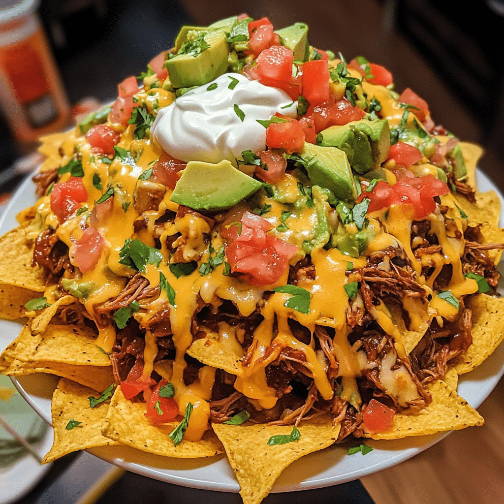 Smoky BBQ Pulled Pork Nachos with a Crunchy Twist — restaurant-quality recipe photo
