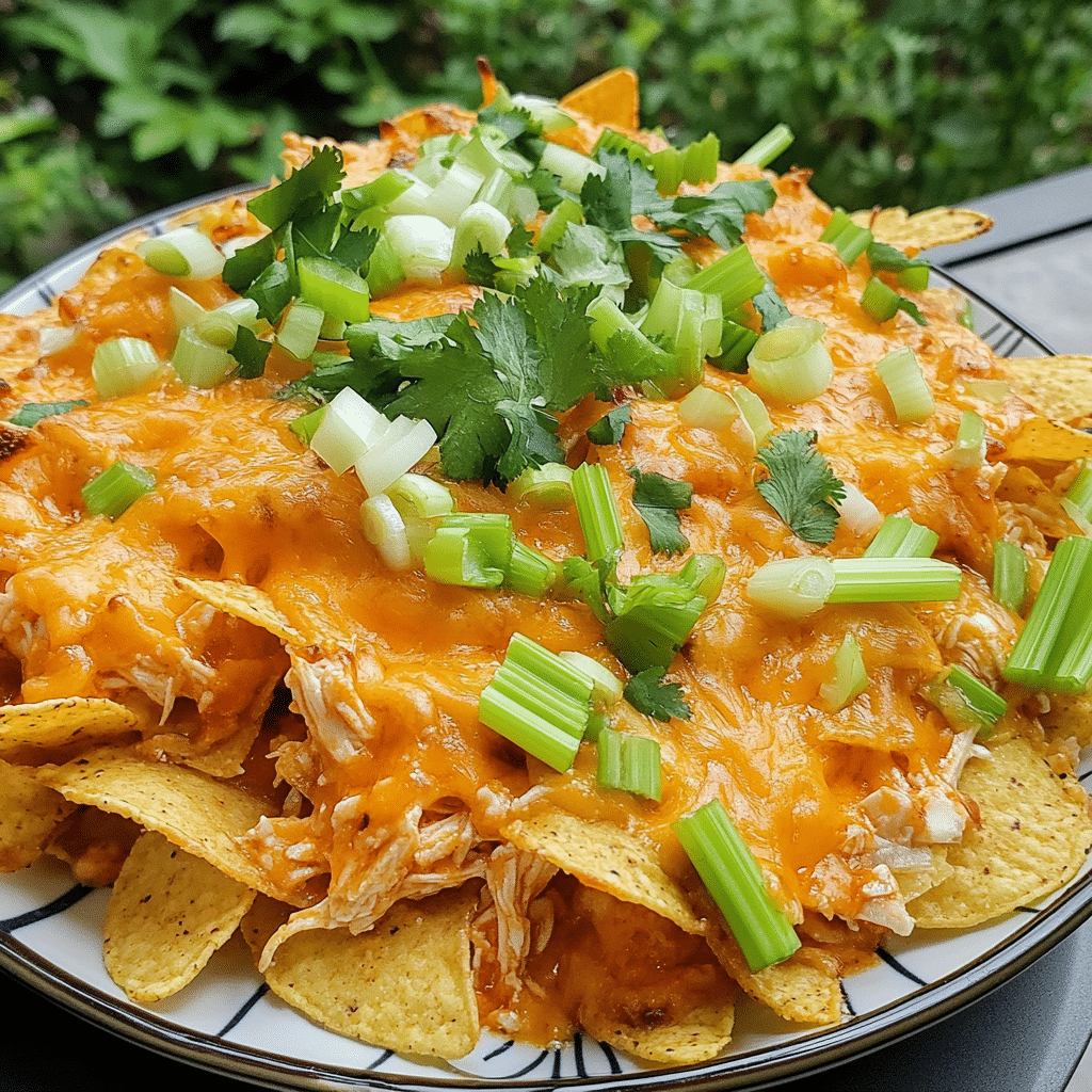 Spicy Buffalo Chicken Nacho Bake for Game Day — restaurant-quality recipe photo