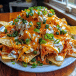 Spicy Buffalo Chicken Nachos with Cheddar Explosion — restaurant-quality recipe photo