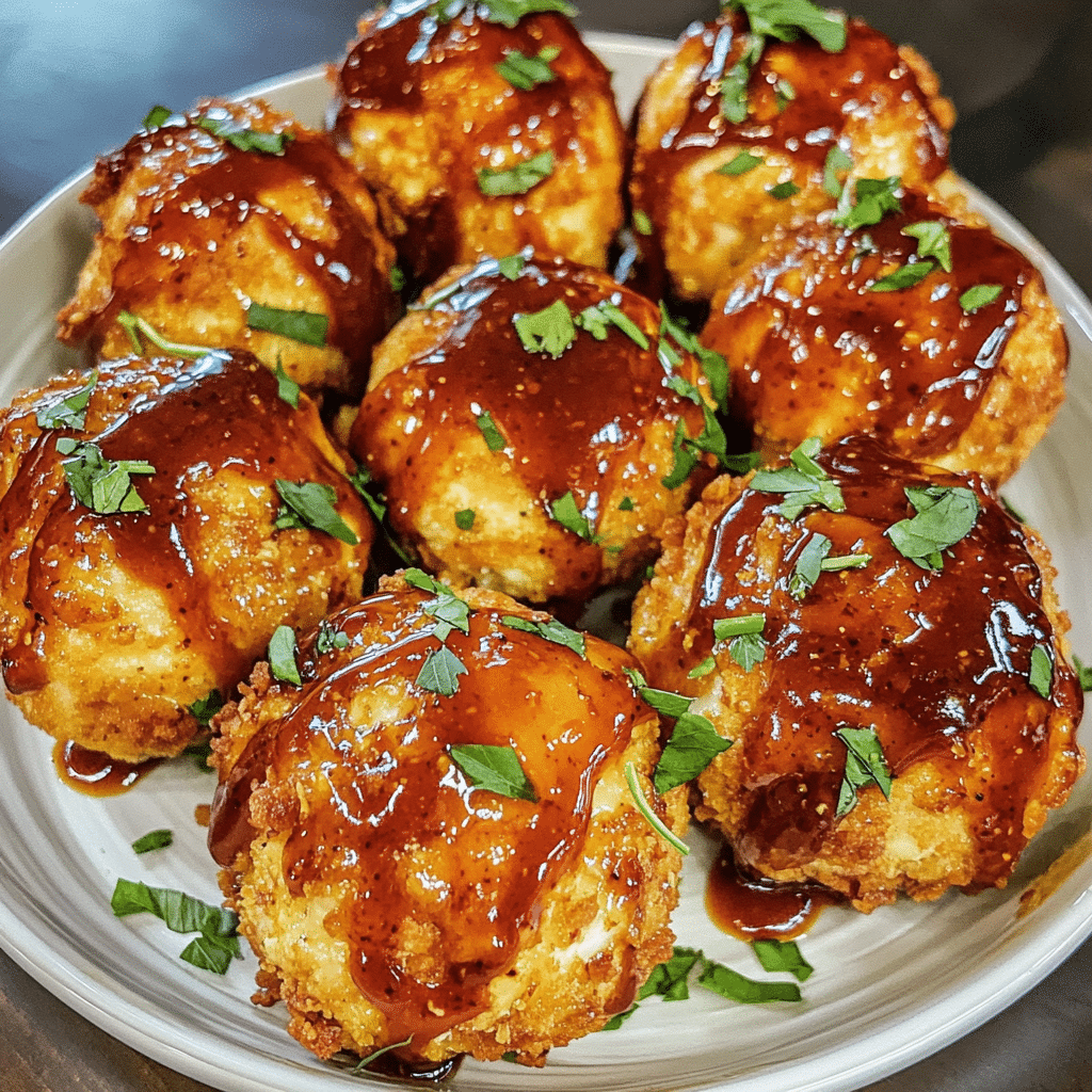 Spicy Honey BBQ Chicken Bombs for Game Day Feasts — restaurant-quality recipe photo