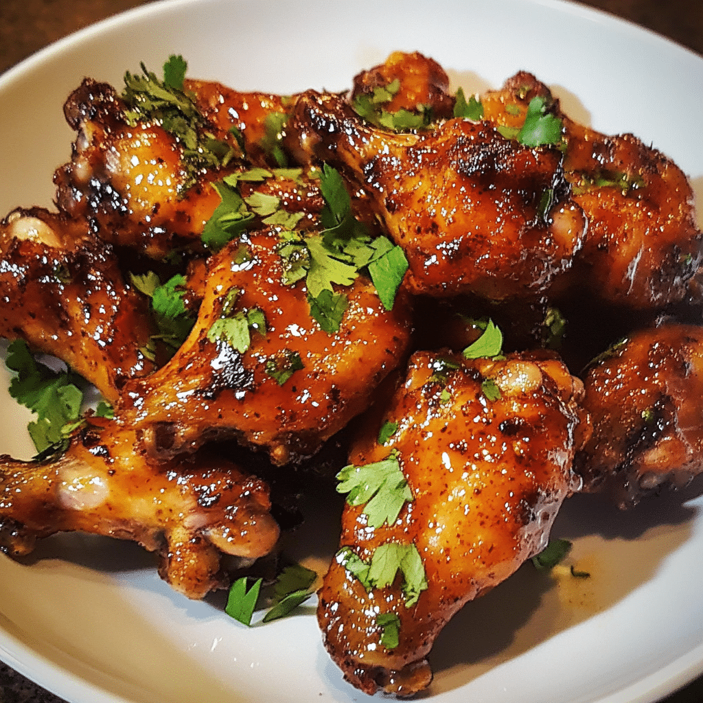 How to make Spicy Honey Chipotle Chicken Wings with a Fiery Kick — key cooking step