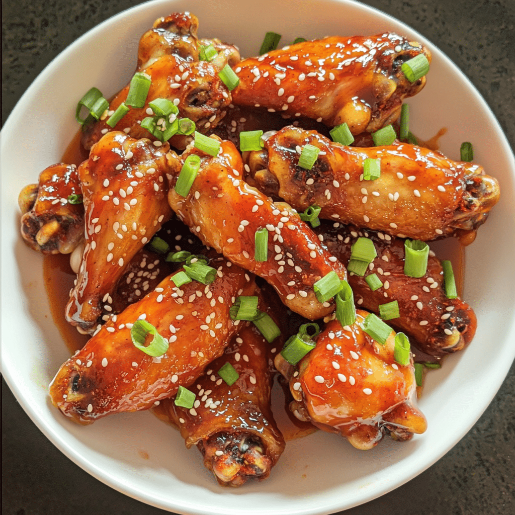How to make Spicy Honey Garlic Chicken Wings for Game Day — key cooking step