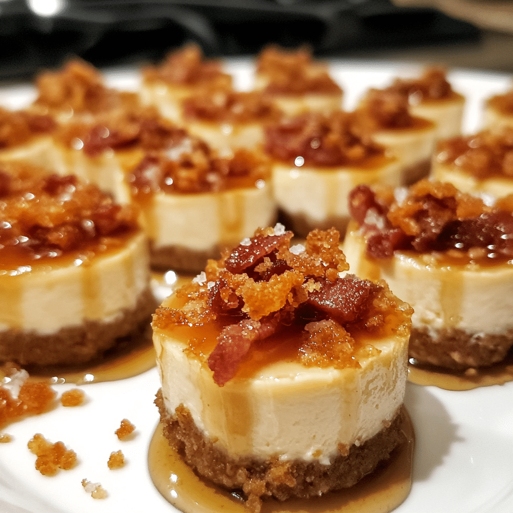 Spicy Hot Honey Maple Bacon Cheesecake Bites for Fall Parties — restaurant-quality recipe photo