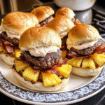 Sweet Heat Pineapple Bacon Sliders with Spicy Mayo — restaurant-quality recipe photo