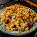 Thanksgiving Leftover Mac & Cheese Bake with Crispy Topping — restaurant-quality recipe photo