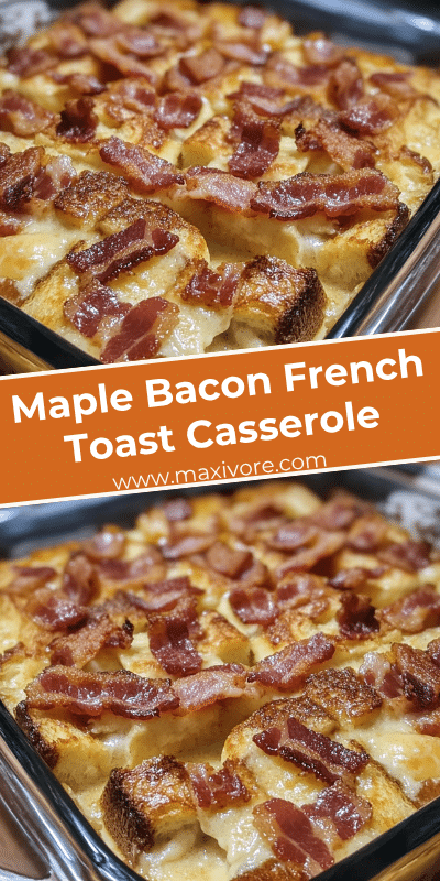 Maple Bacon French Toast Casserole