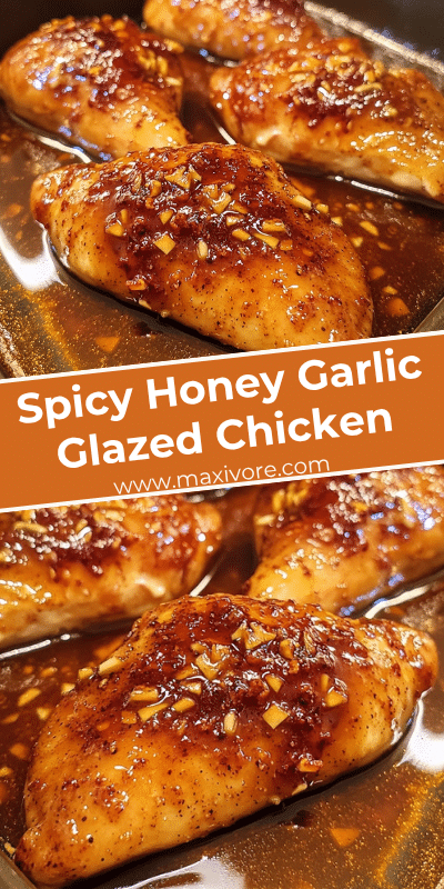 Spicy Honey Garlic Glazed Chicken