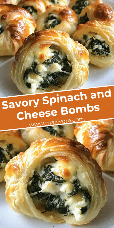 Savory Spinach and Cheese Bombs