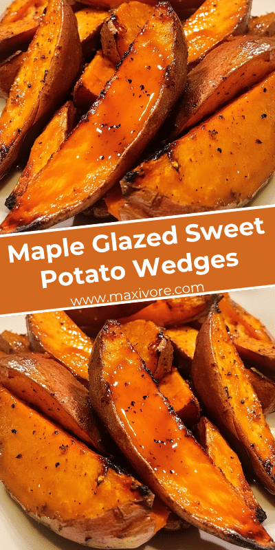 Maple Glazed Sweet Potato Wedges
