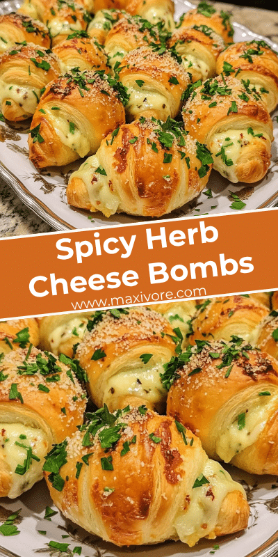 Spicy Herb Cheese Bombs